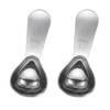 sourcing map 2Pcs Stainless Steel Coffee Scoop, 30ml Short Handle