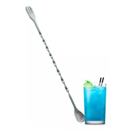 Naymon Cuchara Coctelera Agitador Acero Bartender Mixologo Bar 30cm