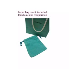 Unbranded 5 pc 4x5" Blue Velvet Drawstring Pouch Jewelry Bag Ring Party Wedding Gift