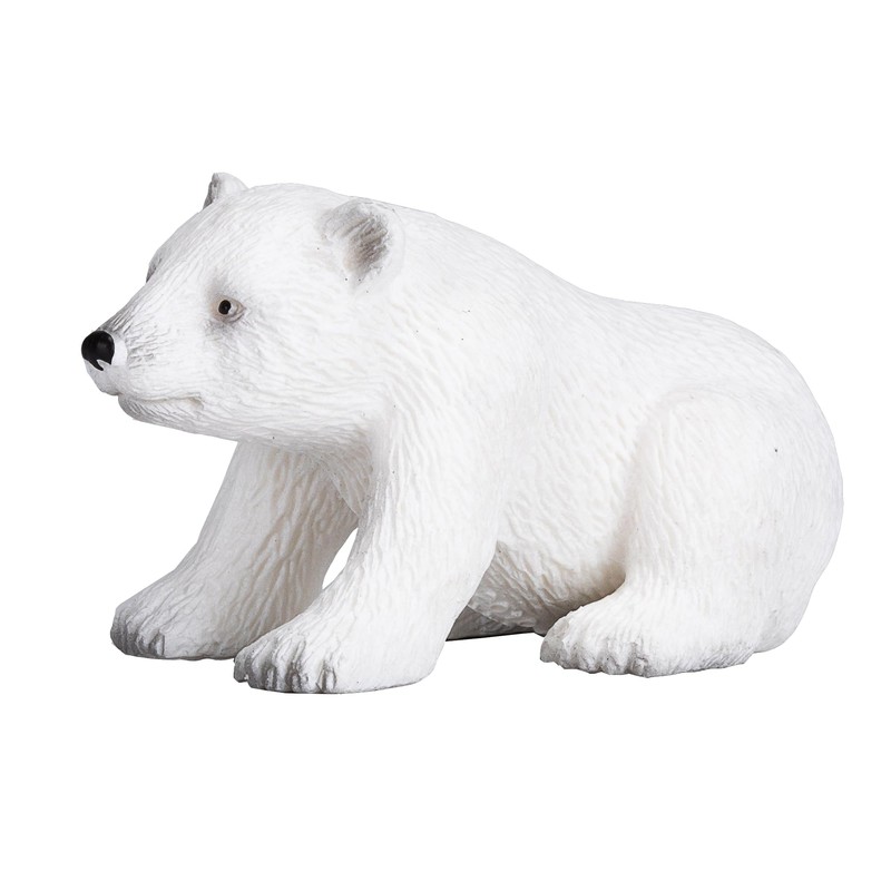 MOJO Polar Bear cub Sitting Toy Figure