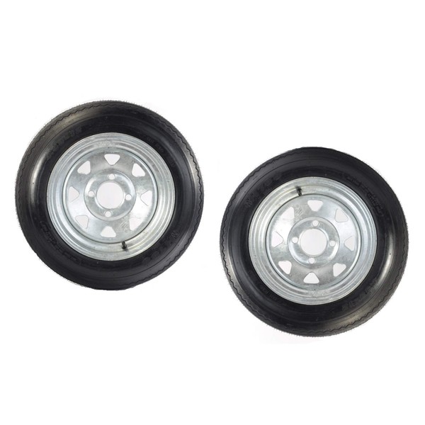 eCustomrim 2-Pack Equipment Utility Trailer Tires On Rims 4.80X12 12
