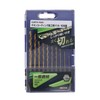 Takagi EARTH MAN Titanium Coated Drill Bits for Metalwork, Hex