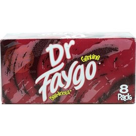 Dr. Faygo! flavor soda pop, 12-fluid ounce cans, 8-pack in box (1)