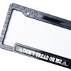 American Flag License Plate Frame Tag Bracket with 3D Raised