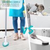 Shower Scrubber with Long Handle, 47'' Bathtub Scrub Brush, Bathroom