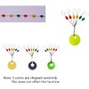 Milepetus Pack of 300/600 Rubber Fishing Bobber Stoppers, 6 in