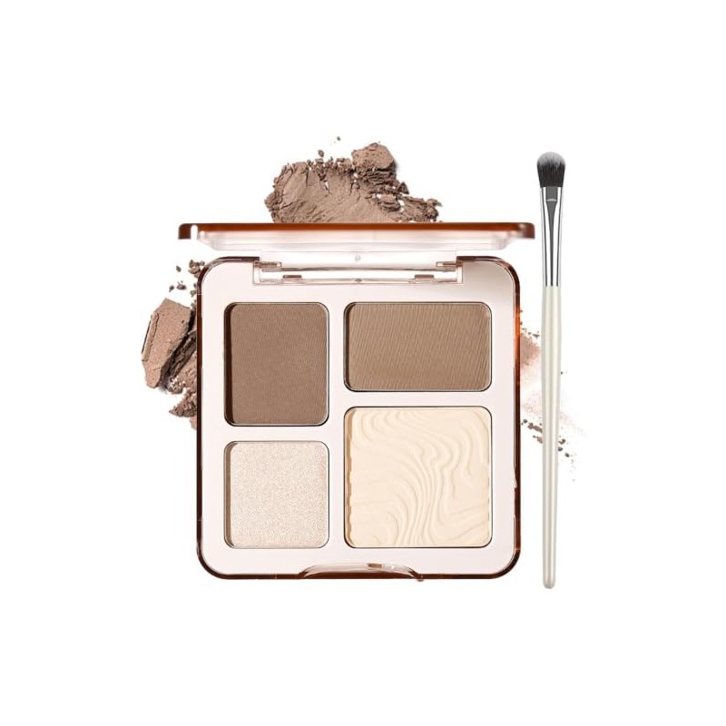 Paleta Contorno De Maquillaje 4 En 1, Resaltador, Cara Iluminador