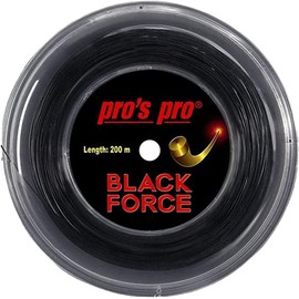 Pro's Pro - Black Force Tennis String - Black - 200m 1.24mm