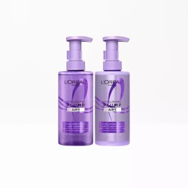 L'Oréal Paris [로레알파리] [수분볼륨UP]히알루로닉 플럼프 에어리 샴푸/컨디셔너 440ml 2개+헤어제품100ml(랜덤) [샴푸X2] [L'Oreal Paris] [Moisture Volume UP] Hyaluronic Plump Airy Shampoo/Conditioner 440ml 2 pcs + Hair Product 100ml (Random) [Shampoo X2]