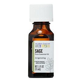 Aura Cacia Essential Oil Sage - 0.5 fl oz
