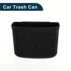 TUCKBOLD Car Trash Can Portable Car Door Trash Bin Black