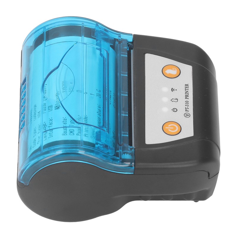 80mm Bluetooth Receipt Printer Portable Label Printer Wireless Thermal Printing