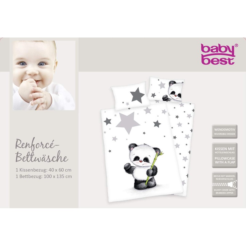 Herding Panda Bed Linen Set, Pillowcase 40 x 60 cm,