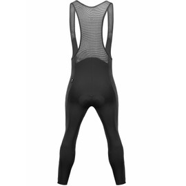 Przewalski Men's Cycling Bib Pants 4D Padded Bike Thermal Biking Tights Leggings Riding Bicycle Pants Pure Black