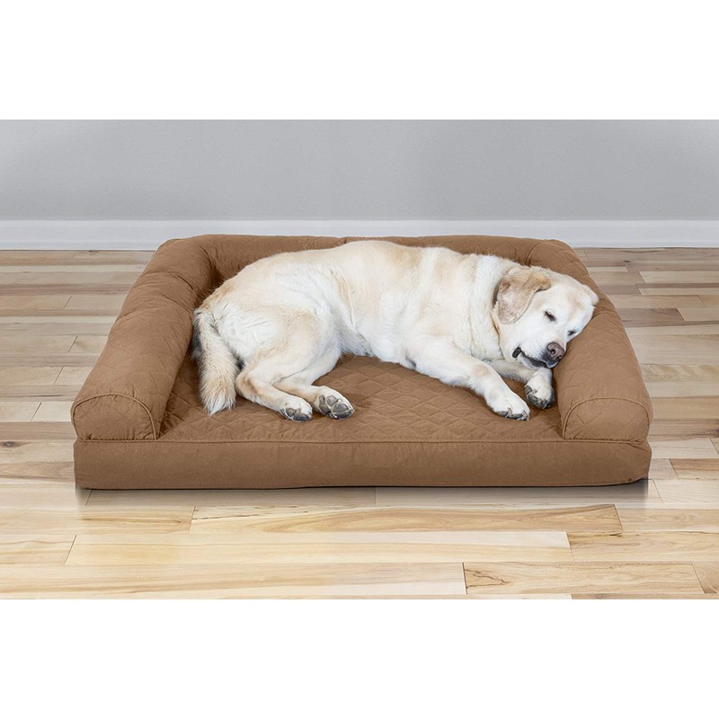 Furhaven Cooling Gel Dog Bed for Large Dogs w/ Removable