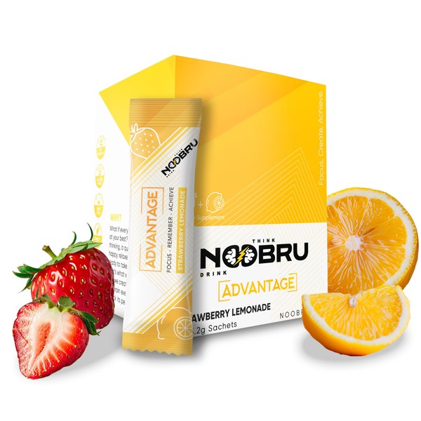Noobru Аdvantage Nootropic - Delicious Nootropics Brain Supplement with 11