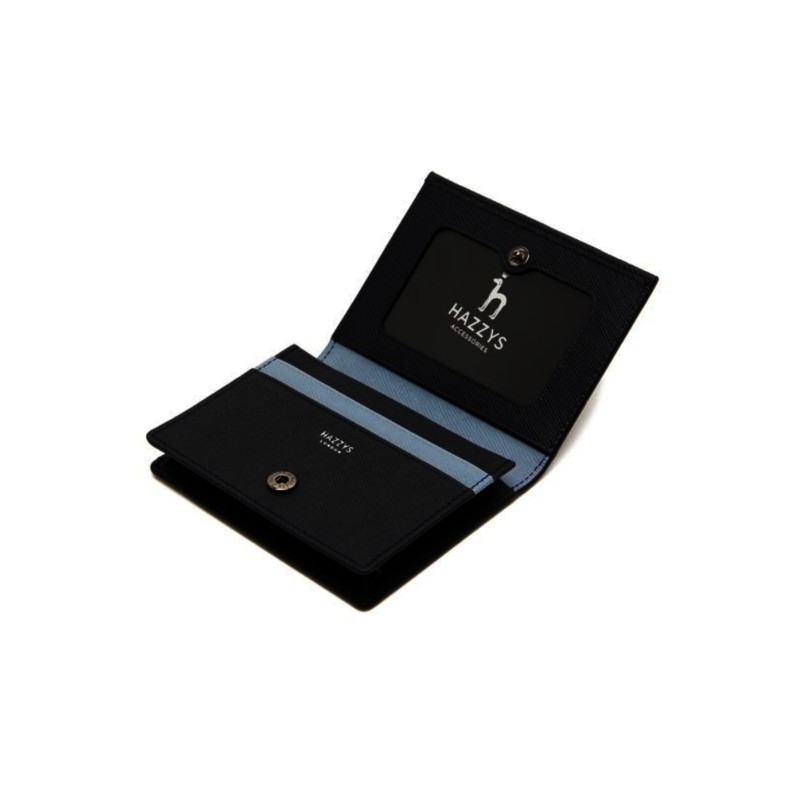 Hazzys (대구신세계)네이비 가죽 라인배색 카드지갑 HJHO5E602N3 (Daegu Shinsegae) Navy Leather