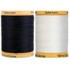 2 Pack Bundle - Black + White - Gutermann Natural