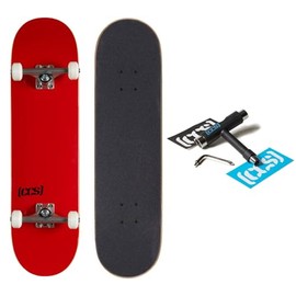 [CCS] Logo Skateboard Complete Red 8.00"