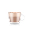 Bodum 15oz Double Wall Latte Mug, High-Heat Borosilicate Glass, Set