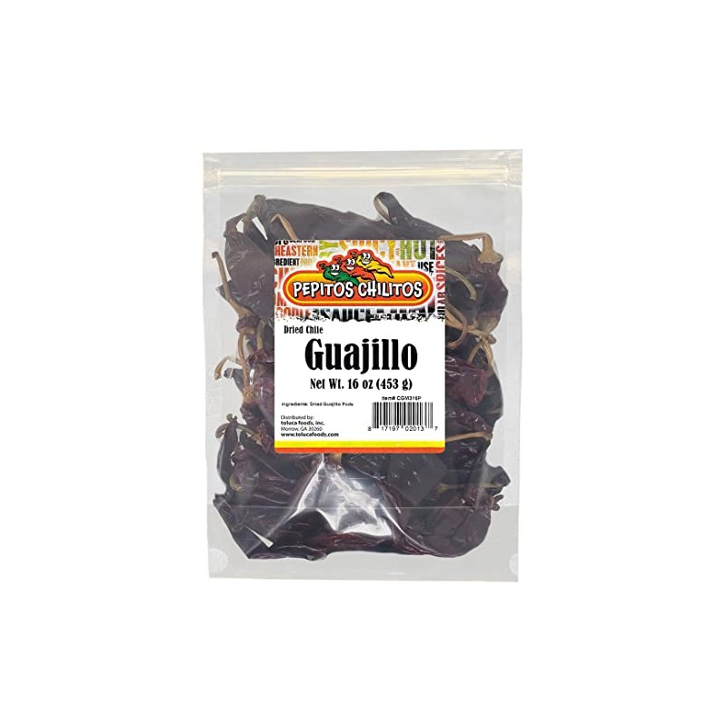 PEPITOS CHILITOS Chile Guajillo 16 oz. Resealable Bag - Natural