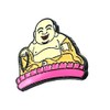 Happy Sitting Buddha Buddhist Metal Enamel Pin Badge