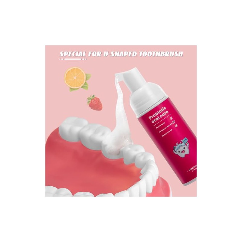 Fluoride Free Kids Toothpaste - 2 Pack Natural Teeth Clean