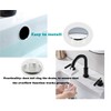 4 Pack Sink Overflow Cover Single Spherical Stainless Steel Insert