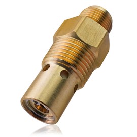 QAGGUM Air Compressor Check Valve Fit for Campbell Hausfeld 1/2" Male NPT Tank X 3/8" Compression Tube 1/8" NPT Unloader Port Replace CV221513AV