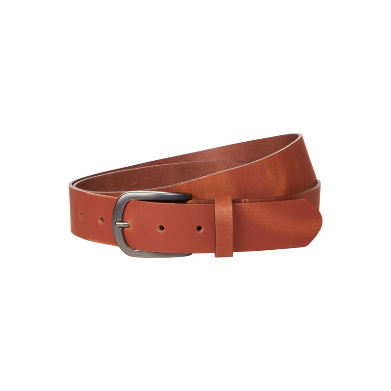 Cecil Women's Leather Belt, chestnut brown