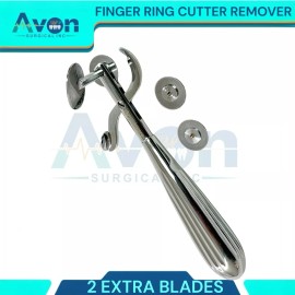 Avon Surgical 3 Pack - Emergency Finger Ring Cutter, Includes 2 Extra Rotor Blades, EMT/EMS