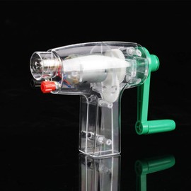 753 Hand Crank Generator,6.3V, 0.3A Hand Crank Driven Electricity Generator Mechanical Emergency Power Supply for Classroom Physics Teaching Demonstrations