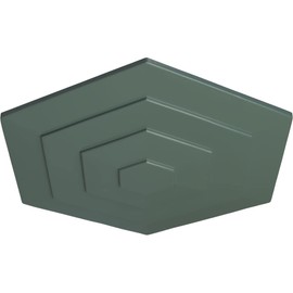 Ekena Millwork Woodruff Ceiling Medallion, Cloud Burst