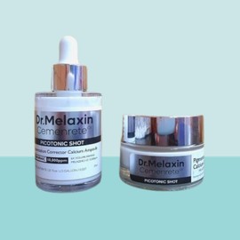 Dr. Melaxin Cementit Pico Tonic Shot Coloring 2-piece set (cream 25g + ampoule 30ml) Pico Tonic Whitening Sleep Whitening / 닥터멜락신 시멘리트 피코토닉샷 착색 2종 세트 크림 25g + 앰플 30ml 피코토닉 미백 수면화이트닝