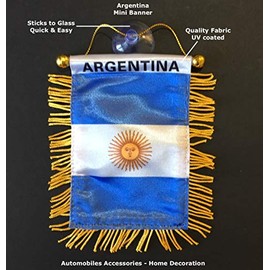Argentinian Small Flag Argentina Flags for Car Home Banner Automobile Small Windows