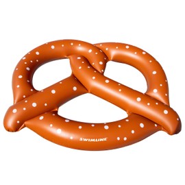 Swimline Giant Pretzel Swim Fun Inflatable Floating Seat, 1-Pack