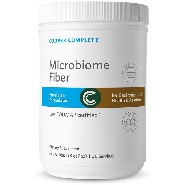 Cooper Complete Microbiome Fiber Powder Supplement. Pack of 1. 30 Servings per cannister