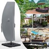 600D Patio Umbrella Parasol Cover Waterproof Outdoor Anti-UV Protective Cover