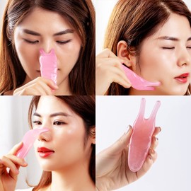 nalaina Plate, Snail Cassa, Nose-raising Goods, Nostrils Improvement, For Faces, Snail Cassa, Convenient to Carry, Pink