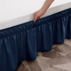 Elastic Wrap Around Bed Skirt - Easy Fit with 15-Inch