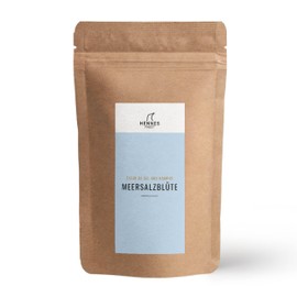 Hennes Finest Fleur de Sel Flocken "MEERSALZBLÜTE" (250g) - Meersalzflocken aus Kambodscha, Salz Flakes ohne Jod, Meersalz grob, echtes Meerwasser Salz zum Streuen (nicht für die Salzmühle)