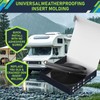 1" RV Vinyl Trim Molding,Flexible Weatherproof Strip for RV Exterior