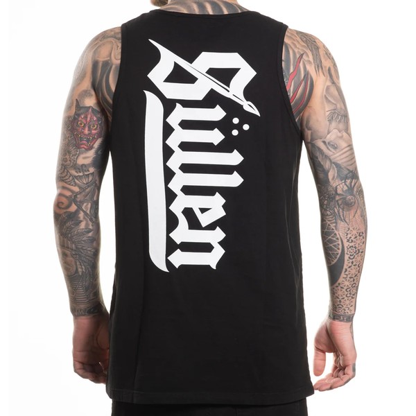 Sullen Mens Bold Tank Tattoo Lifestyle Graphic Art Sleeveless Soft