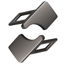 TOAURDA Seat Belt, Canceller, Pack of 2, Car Auxiliary, Hidden Accessories, Easy Operation, Alarm Sound Release Prevention, Block Auxiliary Belt (Gray)