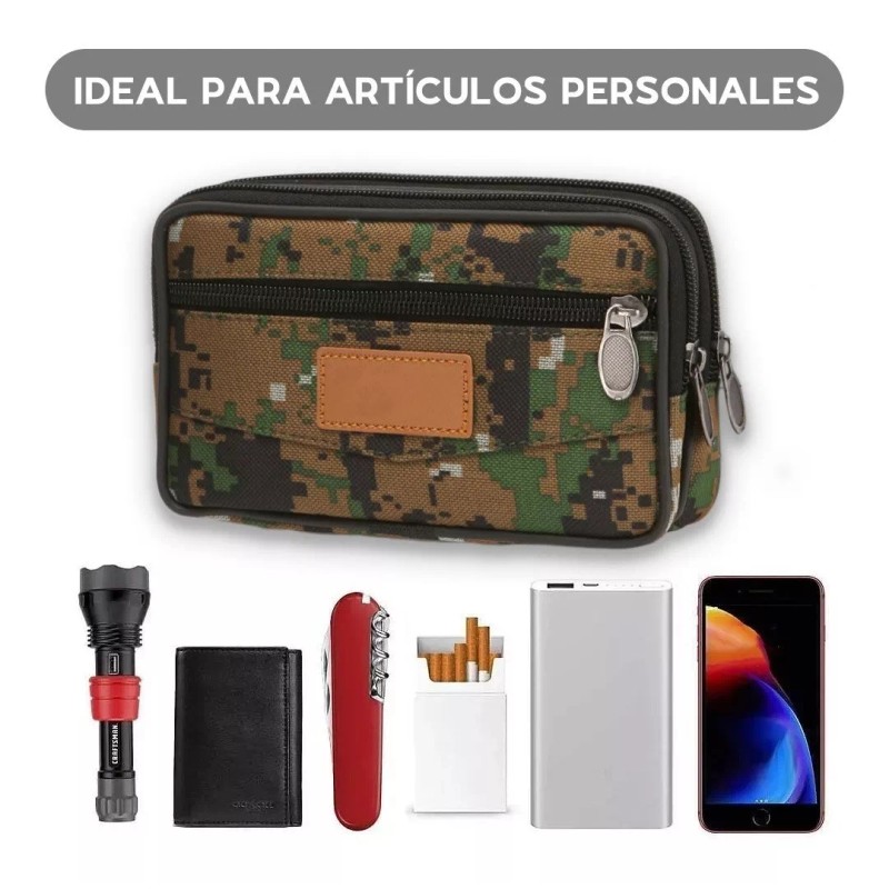 Maíz Mochila Cangurera Riñonera Tactica Militar Celular Bolsa Gym