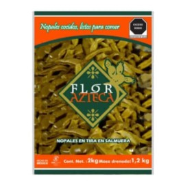 Nopal En Salmuera Flor Azteca 2 Kg