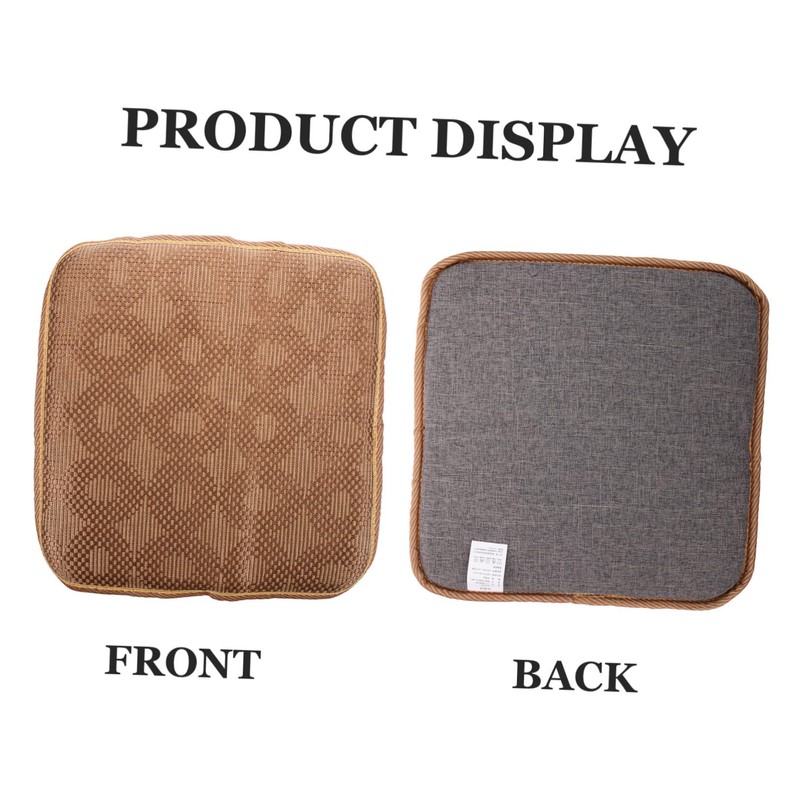 Ciieeo Breathable Cooling Car Seat Cushion Pad Double Sided Linen