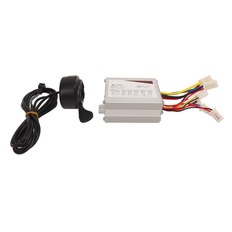 Electric Bike Controller Thumb Throttle Set 24V 500W Electric Bicycle