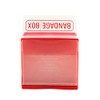Bandage Box Container, Red with White Center