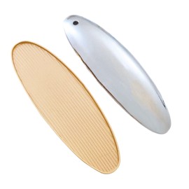 Baoblaze 2x Hair Barrettes for Women Spring French Hair Clips Lady Headpiece Design Your Accs Hair Jewelry Accessories Blank DIY Craft, Matte Gold Small